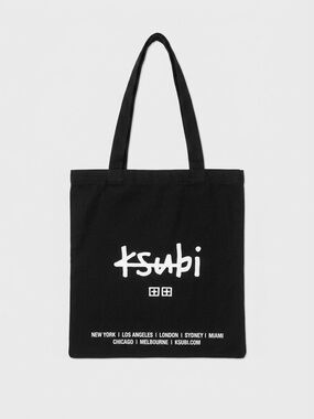 Ksubi Black Small Tote Bag 100% Recycled Material